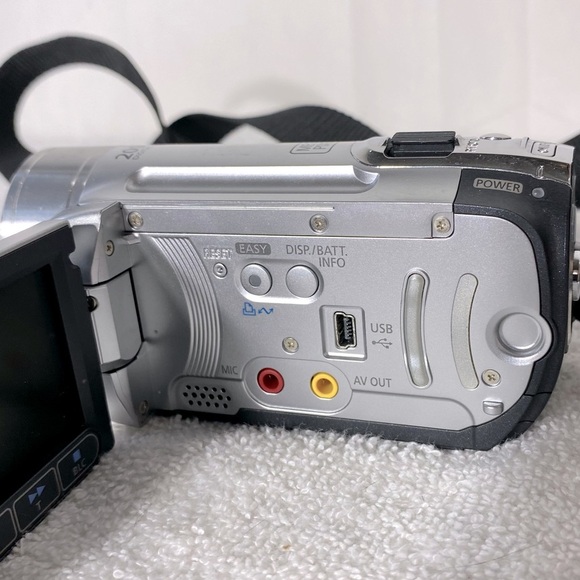 Canon FS100 Digital Video Camcorder Camera Silver Untested - Picture 9 of 15